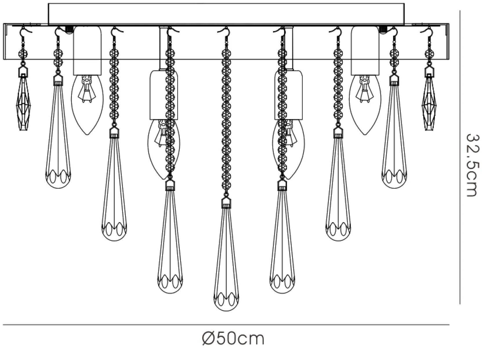 Sophia Crystal Ceiling Lights Diyas Flush Crystal Fittings Sophia Crystal Ceiling Lights Diyas Flush Crystal Fittings